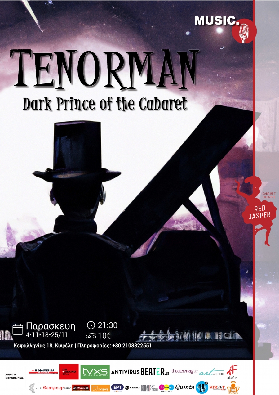 O Tenorman, Dark Prince of the Cabaret &sigma;&tau;&omicron; Red Jasper Cabaret Theatre!